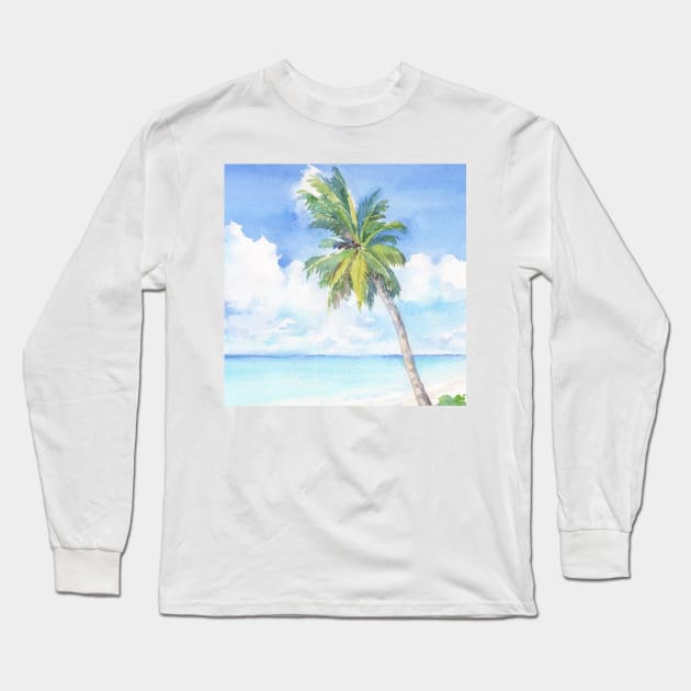 Blue Sky Long Sleeve T-Shirt by TylerJamesArt